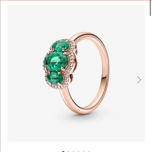 Pandora Three Stone Vintage Ring